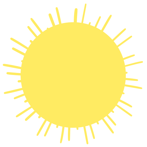 yellow sun burst