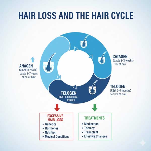 Hair Loss cycle graphic