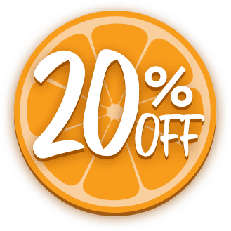 20% Off Orange